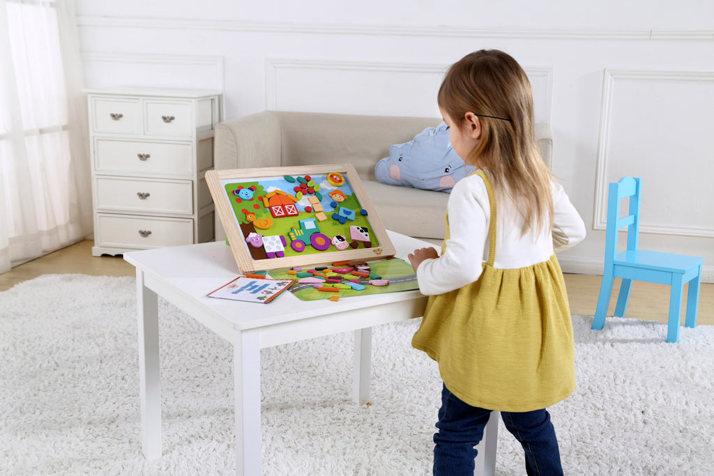 Tooky - Magnetic Puzzle Board - Farm