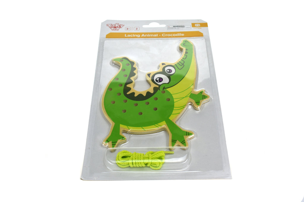 Tooky Toys - Lacing Animal - Crocodile