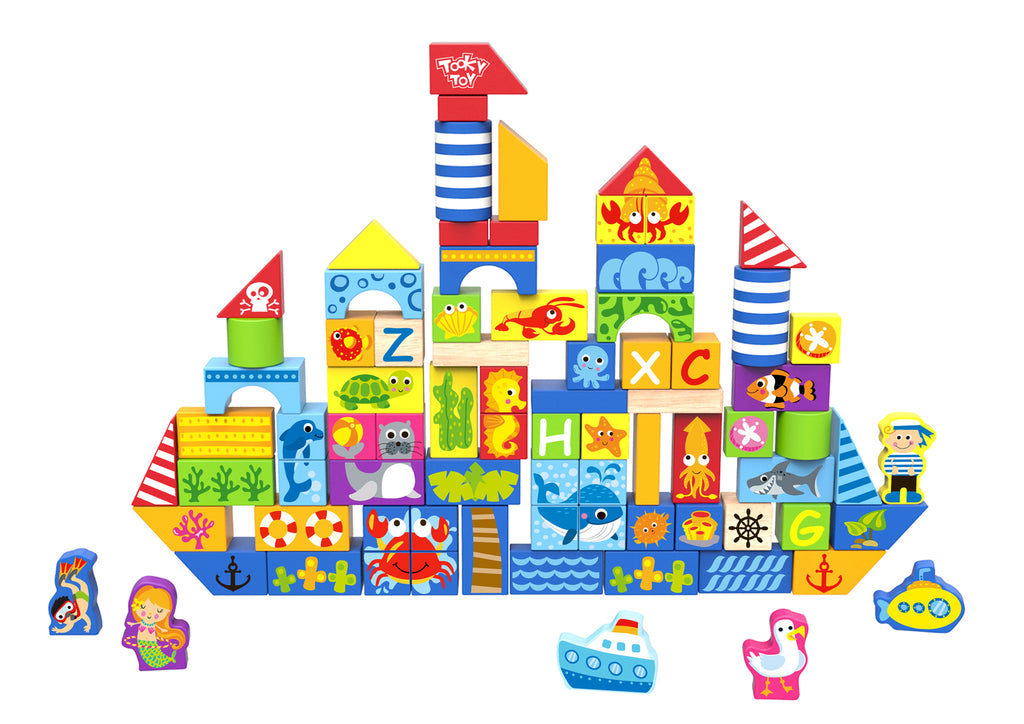 Tooky - Marine Blocks 80 pieces