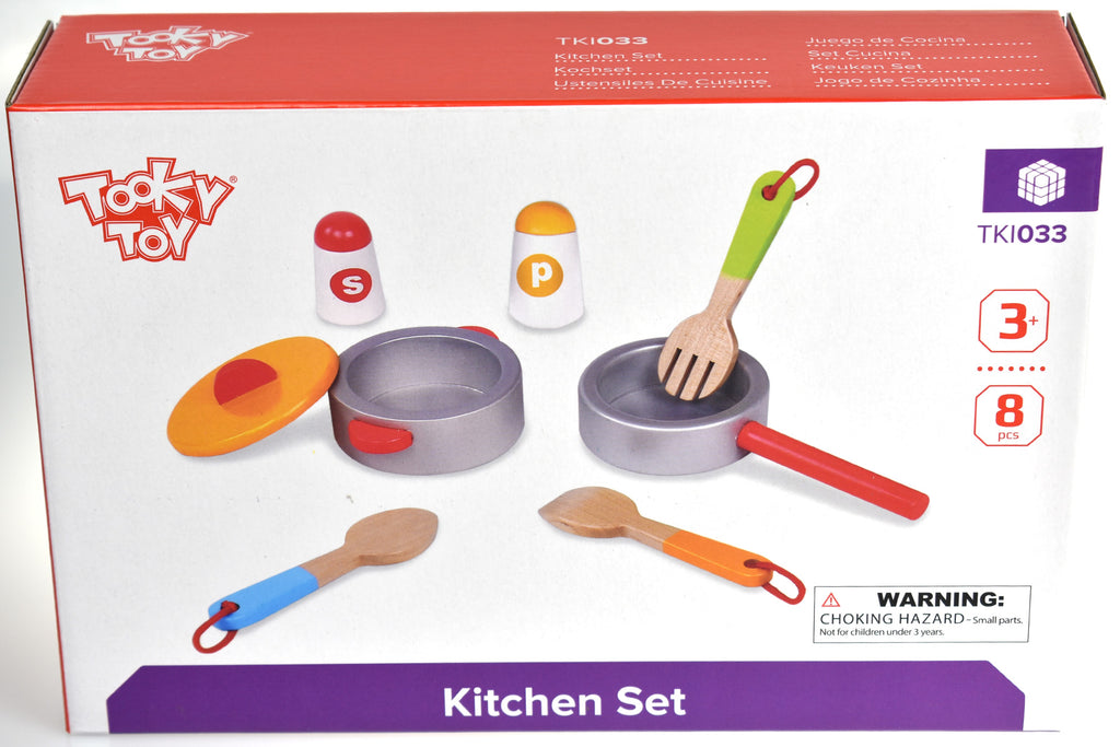 Tooky - Wooden Kitchen PlaySet