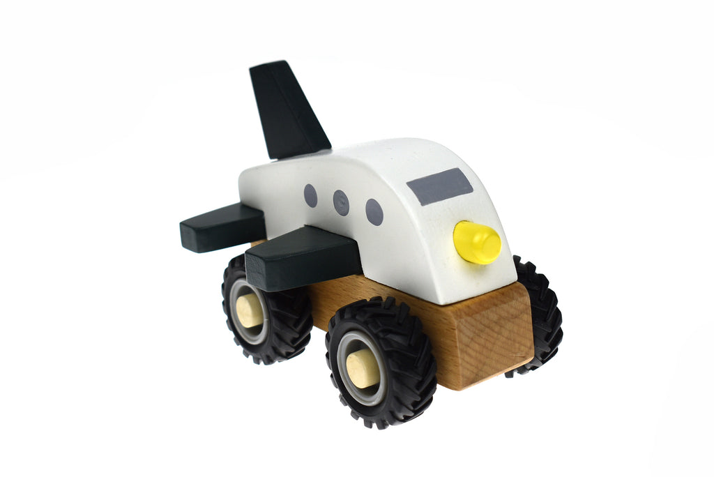 Koala Dream - Wooden Plane - White