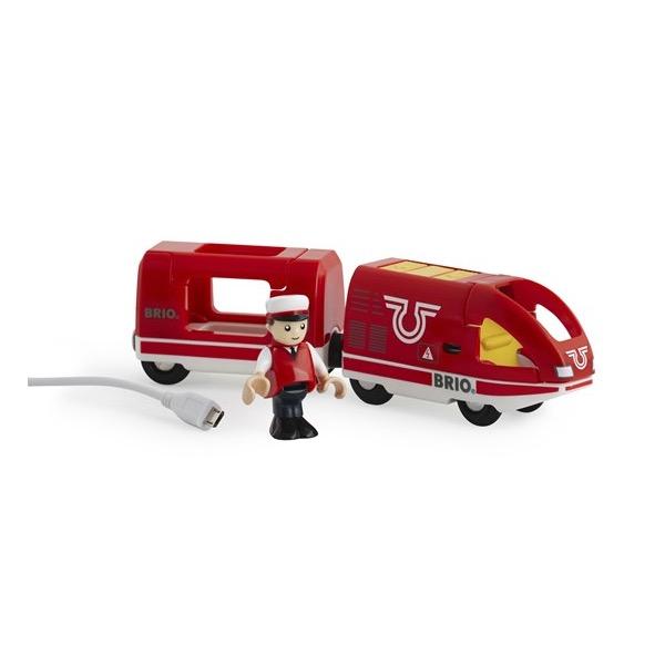 BRIO Train - Travel Rechargeable Train, 4 pieces