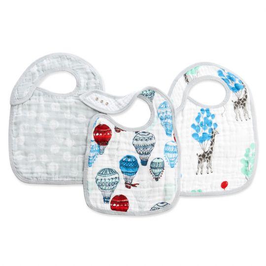 Aden + Anais Classic Snap Bibs 3pk - Dream Ride