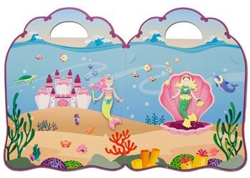Melissa & Doug Reusable Puffy Sticker Play Set-Mermaid