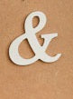 Mirror Front Wooden Letter Script Small Upper Case 6cm*ONE LETTER / SYMBOL ONLY*