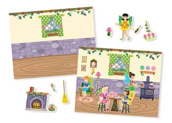 Melissa & Doug Reusable Sticker Pad - Fairies