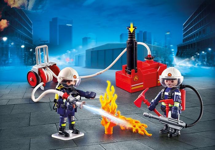 Playmobil Firefighters with Water Pump 9468
