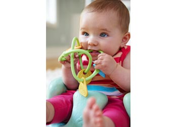 Green Toys Twist Teether 100% Recycled BPA free