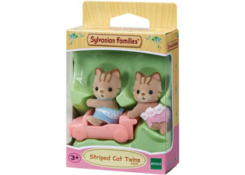 Sylvanian Families - Striped Cat Twins (v2) SF5429