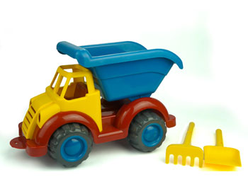 Viking Toys - Super Mighty Tipper Truck with Spade and Rake